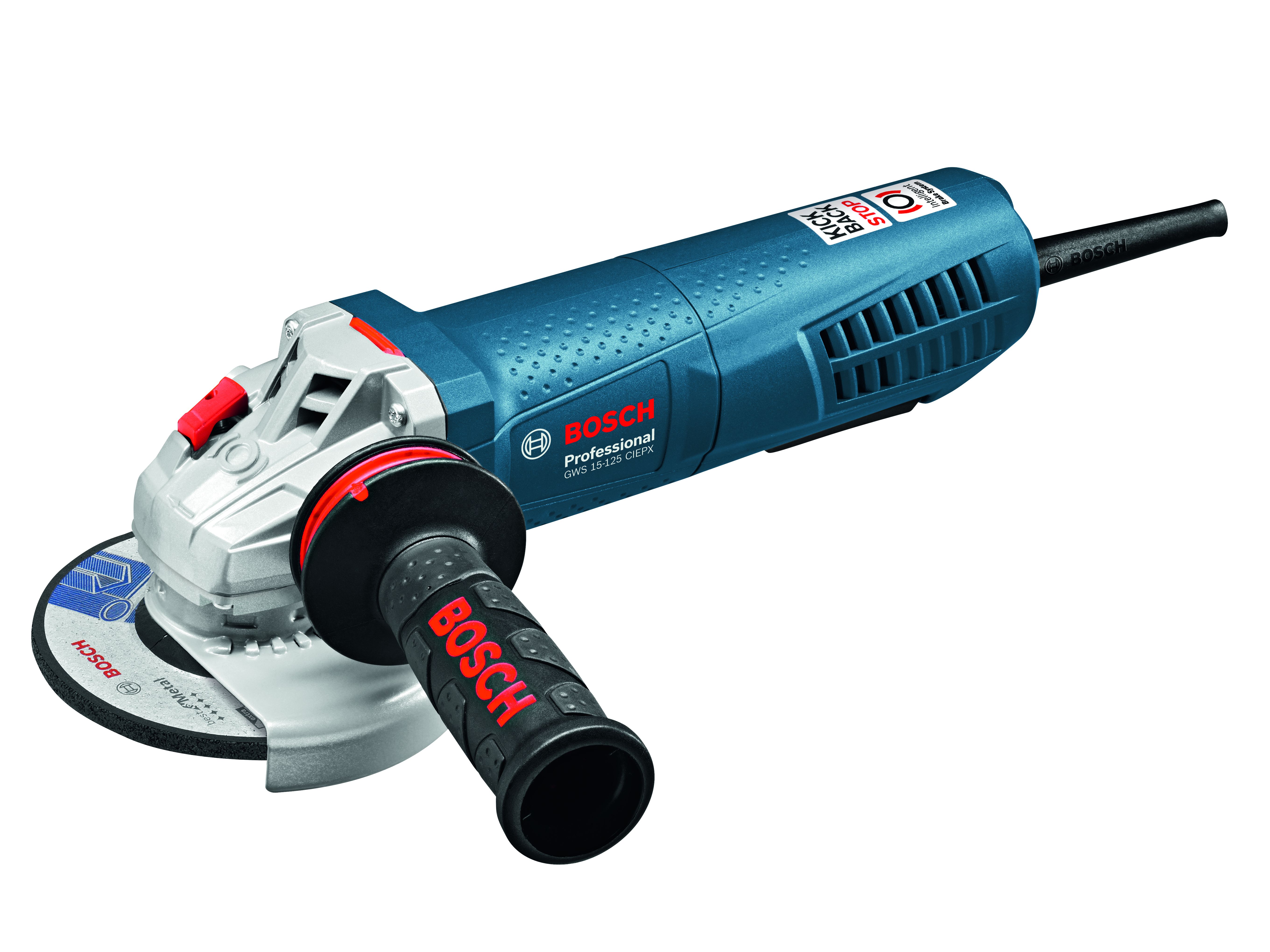Bosch Slijpmachine GWS 15-125 CIEPX 125mm 1500W SDS met rem